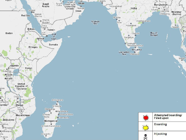 Piracy Incident Map