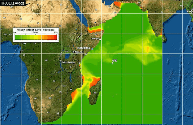 Piracy weather map