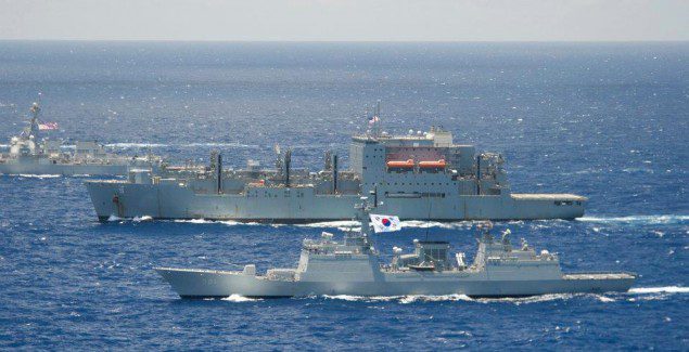 rimpac 9 Republic of Korea ROKS Choi Young (DDH 981) USNS Matthew Perry (T-AKE 9) rimpac