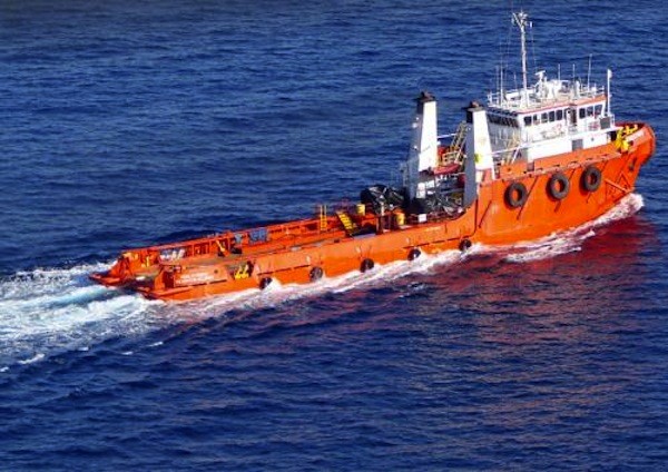 Resolve's 207-foot AHTS, Resolve Pioneer. Resolve describes the vessel as "a true multi-purpose response and salvage vessel" that is "extremely maneuverable and capable of providing emergency towing and firefighting response."