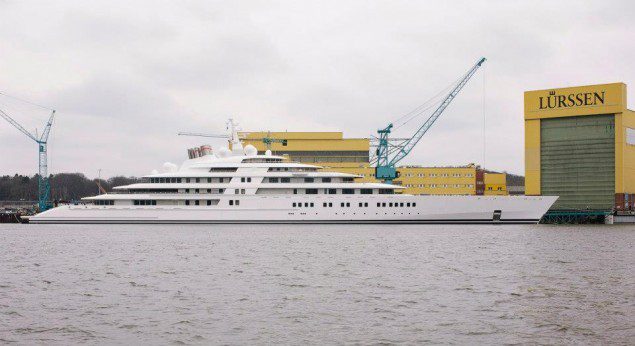 Photo courtesy Lürssen Yachts facebook.